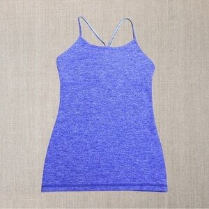 IVIVA Heathered Purple Tank Top w Built in Bra
